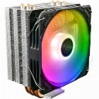 Cooler procesor Gamdias Boreas E1 410, 4 pin, Flux aer 70.2 CFM, Nivel zgomot 9 - 31 dB, Ilumninare RGB, Compa