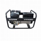 Generator de curent electric monofazat cu sudura Hyundai HYKW220DC-M, 5 kVA, 15 CP, pornire mecanica