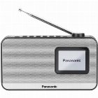 Radio portabil Panasonic RF-D15EG-K, FM, DAB+, Bluetooth, functie ceas, alarma si timer (Negru/Argintiu)