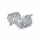 Talisman din argint Silvery Leaves